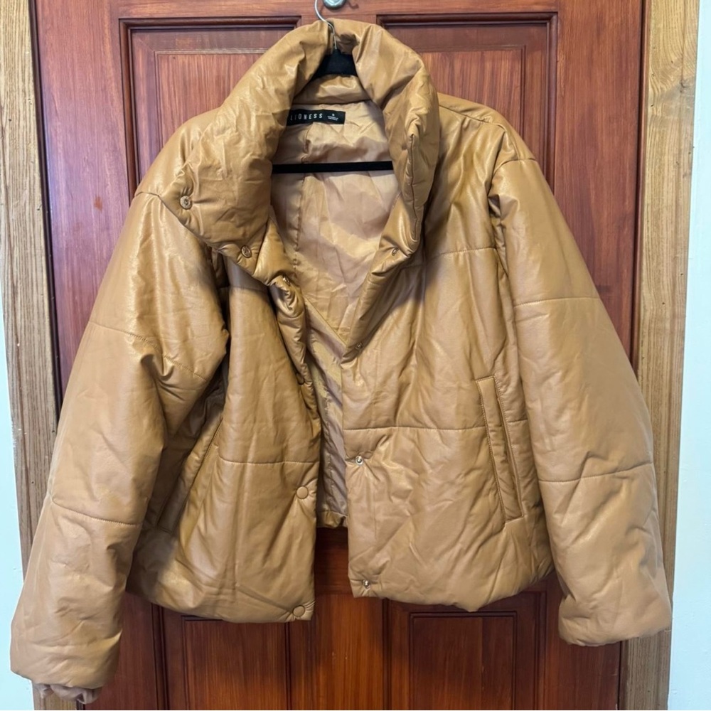 Lioness Camel Puffer Jacket